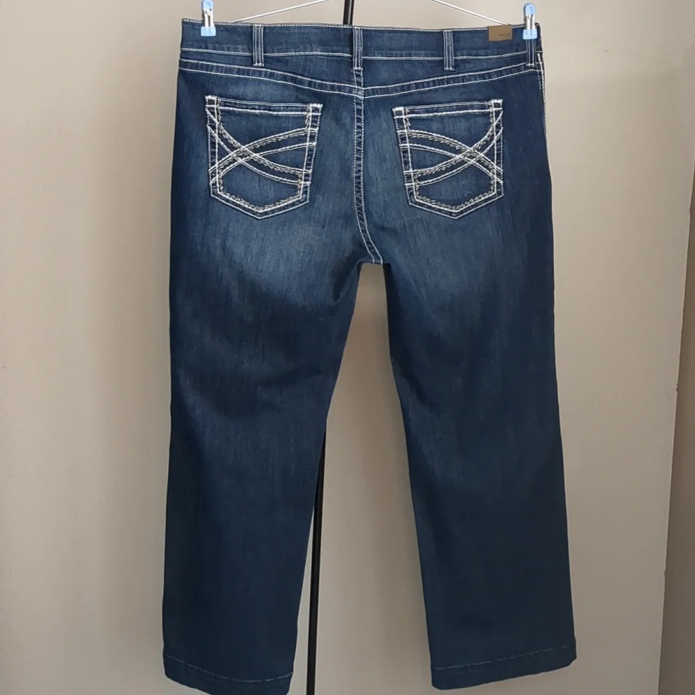 Ariat Women's Straight Leg Jeans - Blue - Picture 4 of 16